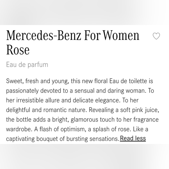 Mercedes Benz Eau De Toilette - Picture 4 of 4